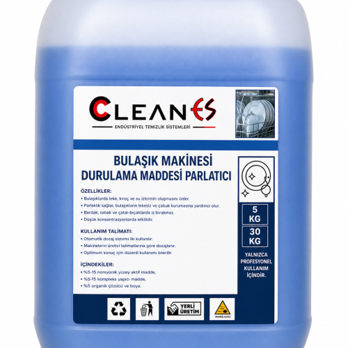 Cleanes Bulaşık Makinesi Durulama Maddesi Parlatıcı